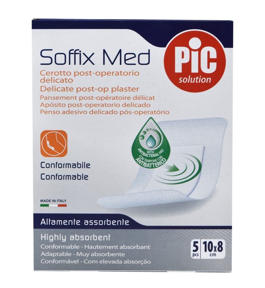 Soffix Med, Pic Solution, ankerplast perthithes dhe delikat pas operacioneve.