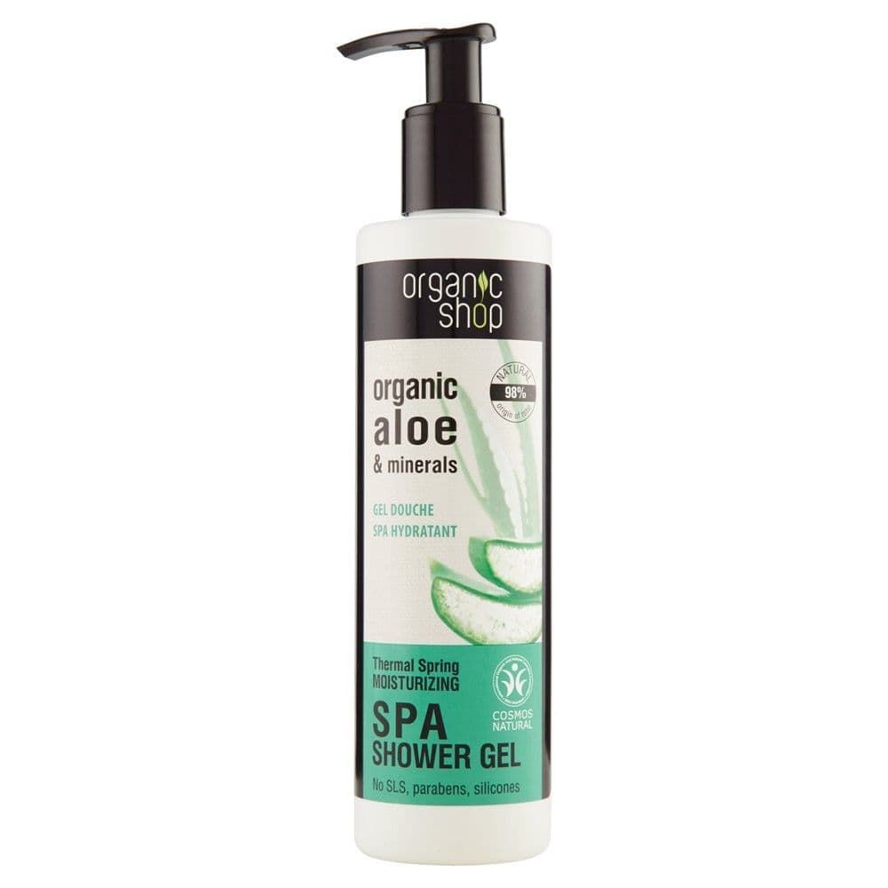 Organic Xhel Dushi Spa Me Hidratues Pranveror Me Uje Termal Dhe Aloe, Minerale.