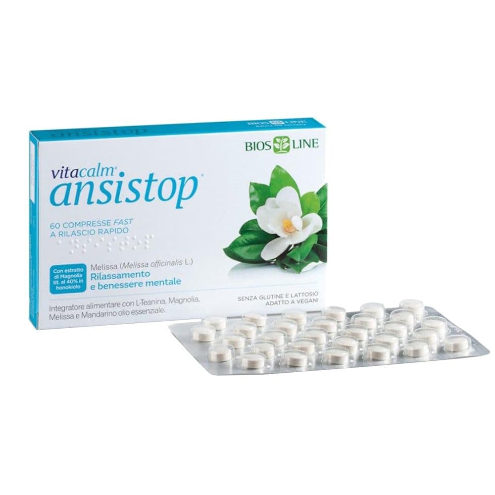 Suplement ushqimor me pika, Vitacalm Ansistop, që ndihmon në gjendje ankthi.