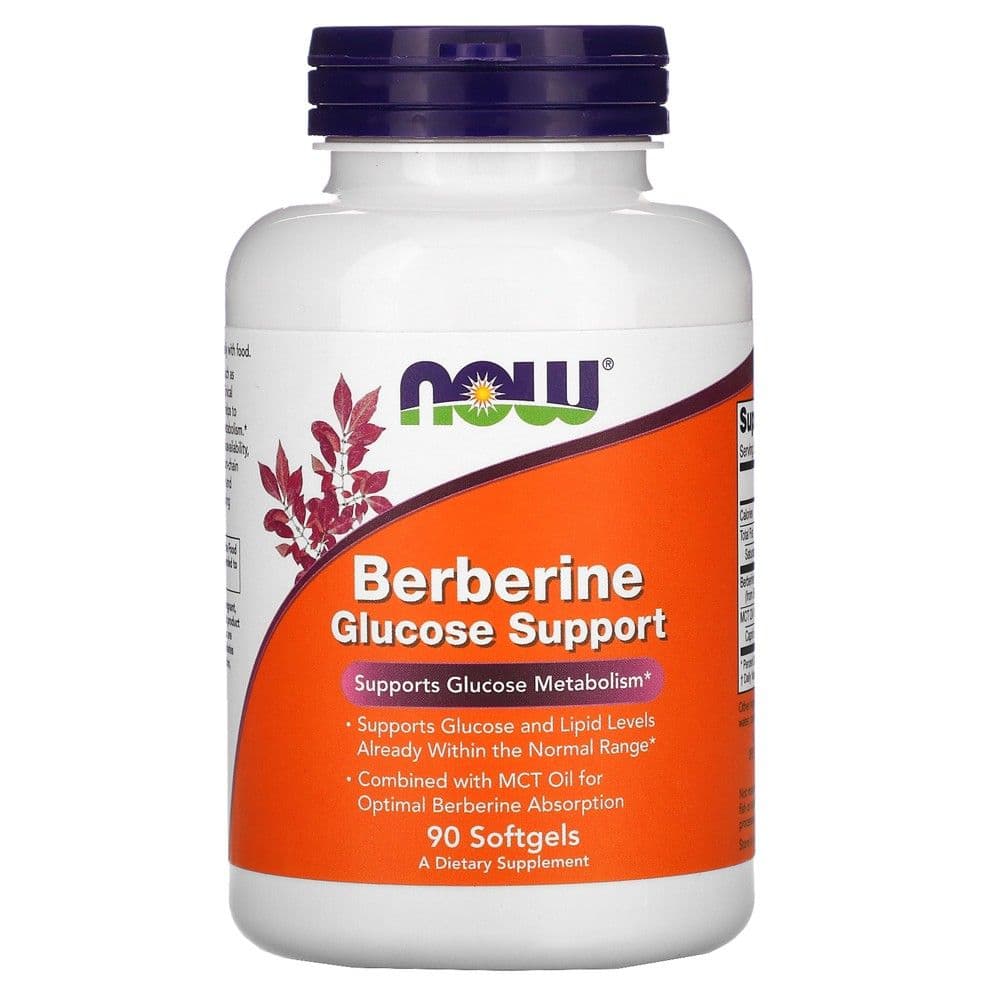 Suplement ushqimor për mirëmbajtjen e nivelit të glukozës në organizëm, NOW Berberine