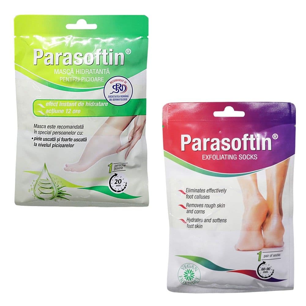 SET parasoftin exoliating /masca aloe vera