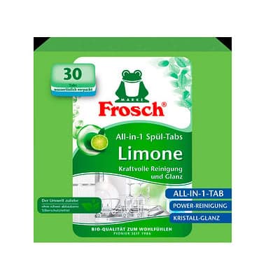 TABLETA LAVASTOVILJE FROSCH GREEN LEMON 30 TAB
