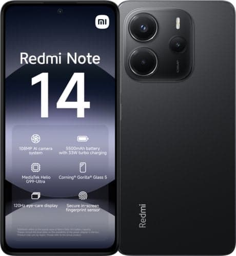 Xiaomi Redmi Note 14 4G 6/128GB Midnight Black