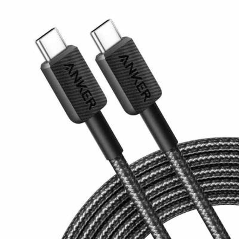 KABELL ANKER USB-C - USB-C 0.9M BLACK