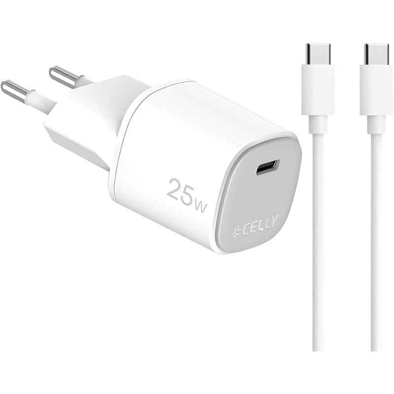 KARIKUES CELLY 25W + KABELL USB-C - USB-C